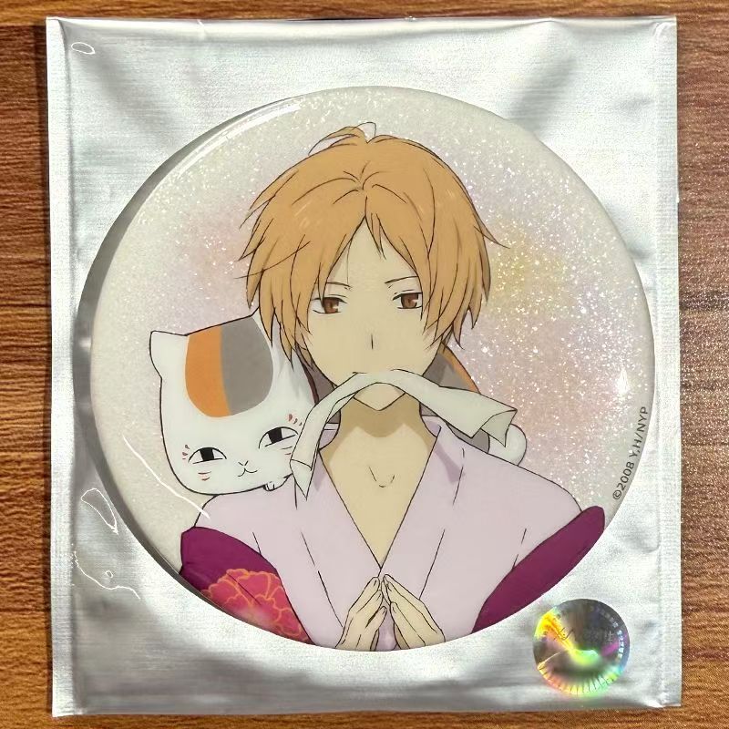 南漫社【拆包】正版国谷夏目友人帐-水彩系列吧唧盲盒谷子-默认初伤