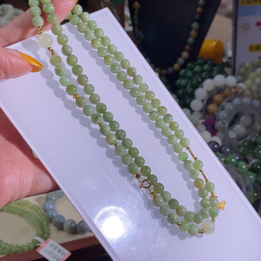 和田玉未镶嵌手链