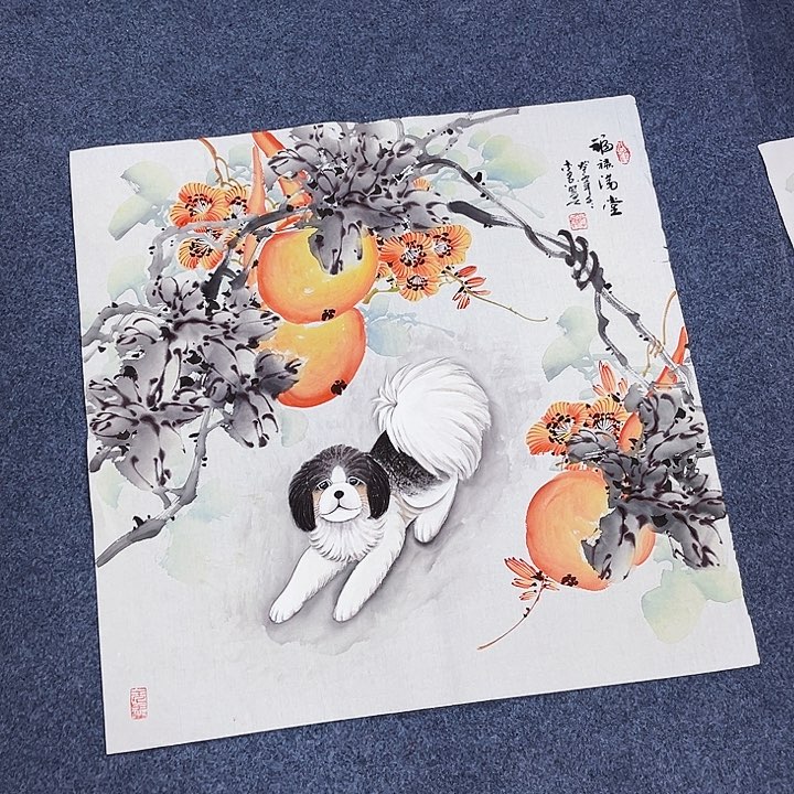 国画手绘的画法是用