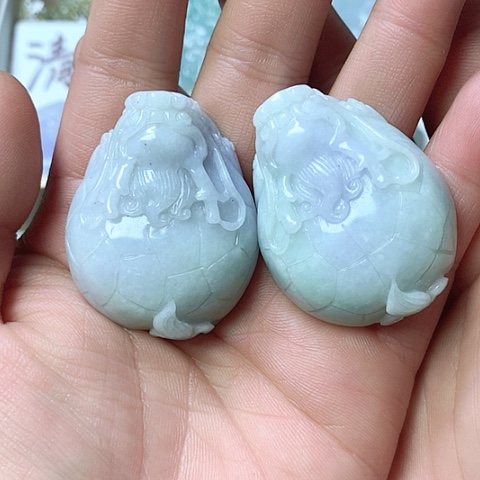 翡翠颈饰未镶嵌天然缅甸翡翠a货