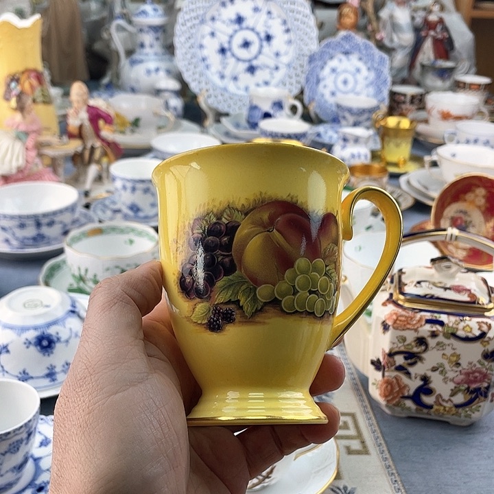 中古欧瓷瓷器小房子