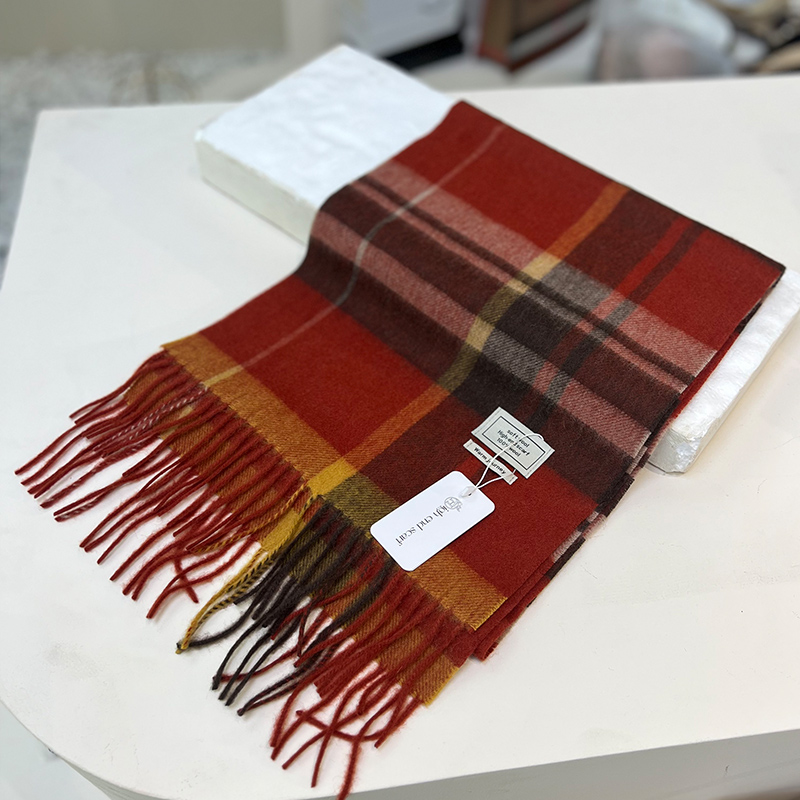 【X的假期】经典格纹系列-羊毛围巾