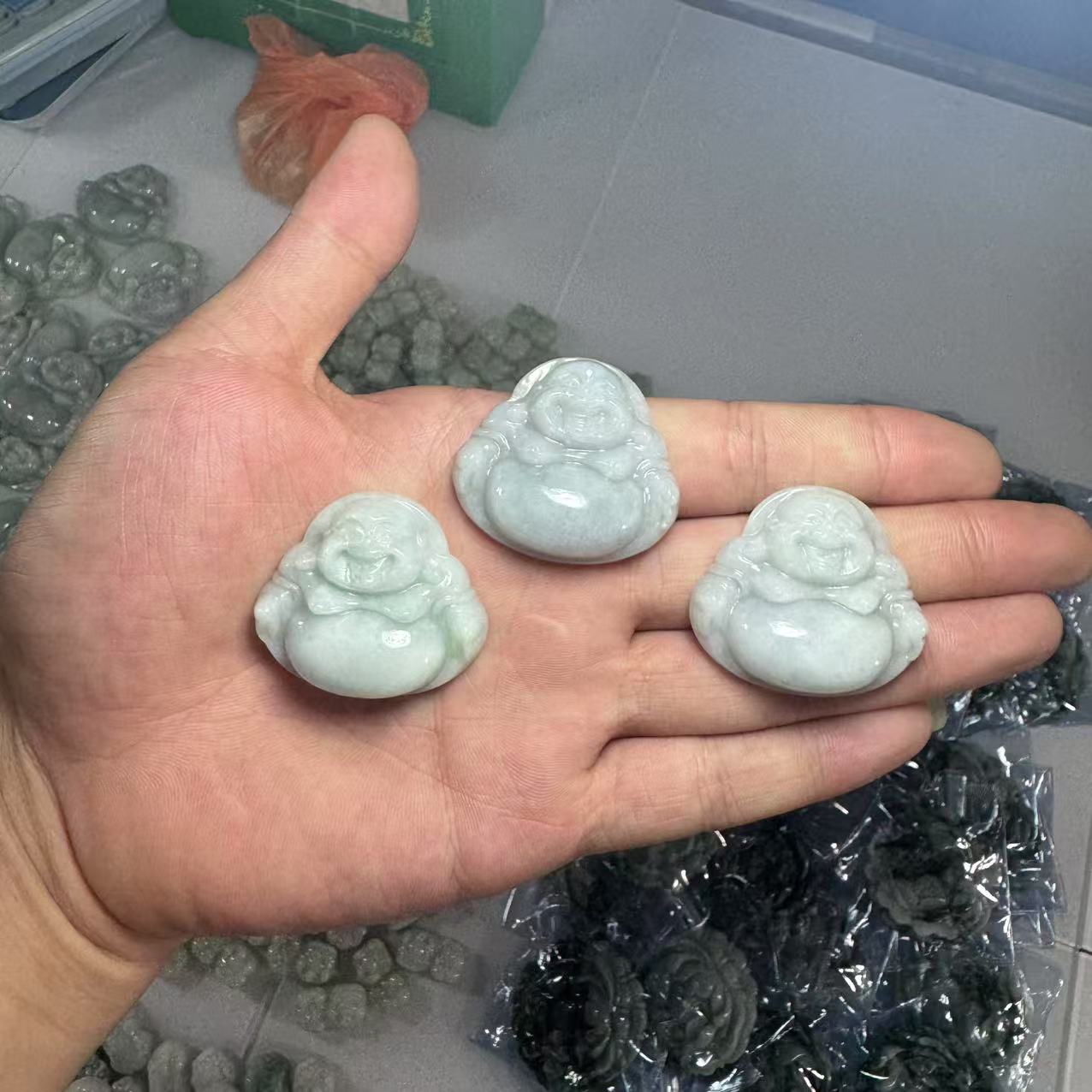 天然A货翡翠佛公吊坠-c672-多样性发一