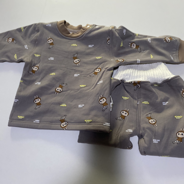 宝宝高腰蚕丝分体套装