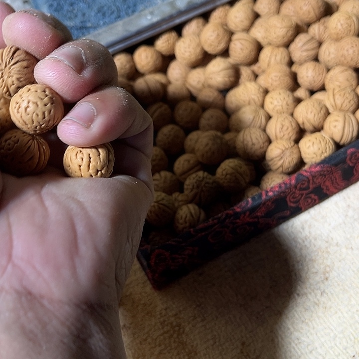 月***舟手串桃核东北野生大肉块桃核