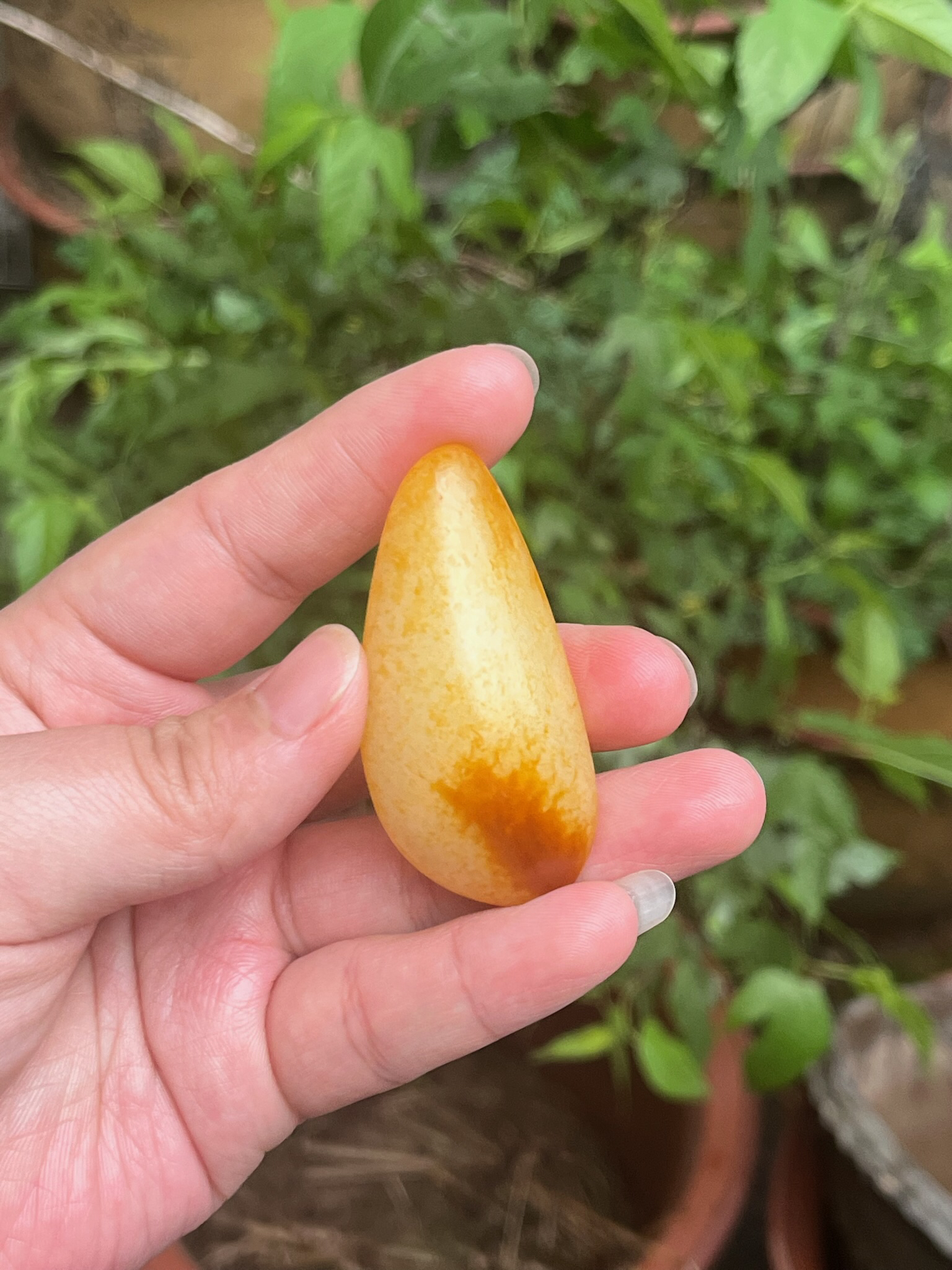 【底价已开价】33.6克和田玉红皮手把件图文065