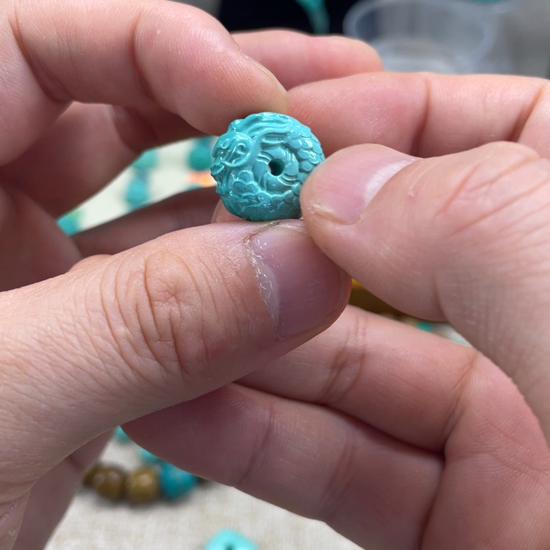 原生态湖北矿小配饰，直径16