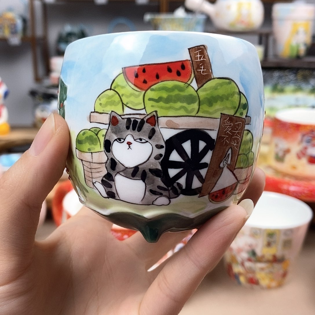 杯景德镇陶瓷高温瓷