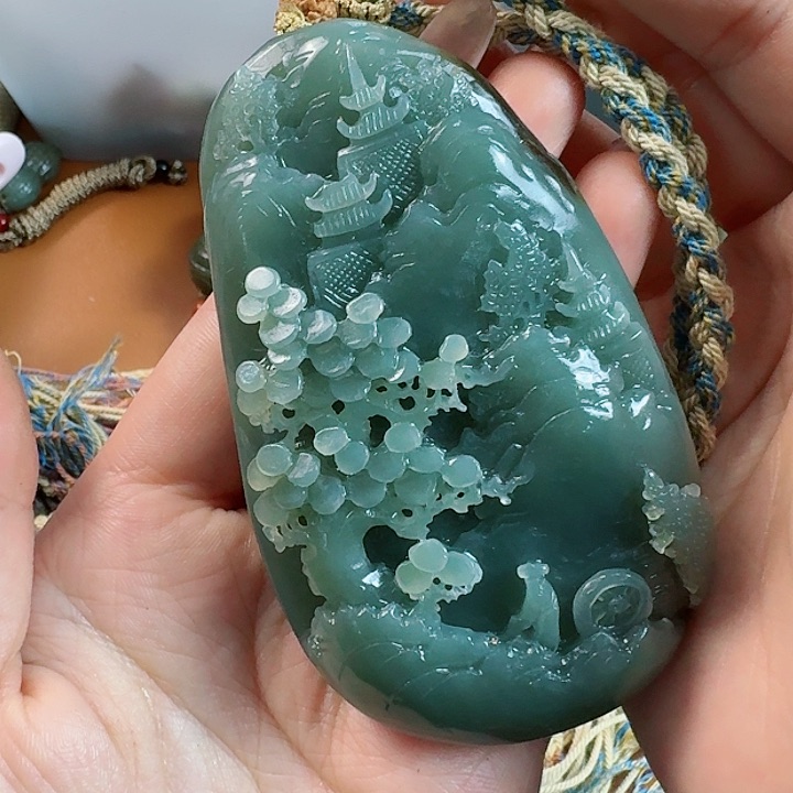 和田玉挂件未镶嵌