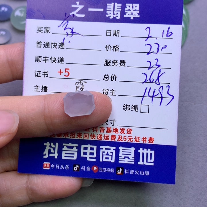 翡翠挂件未镶嵌家**宝