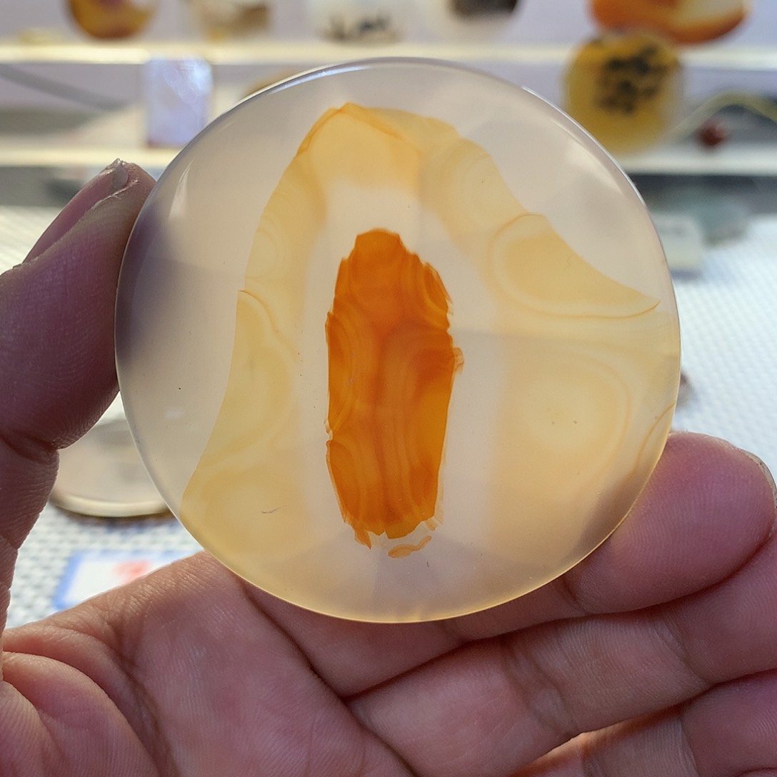 玛瑙/玉髓吊坠(不含链)未镶嵌