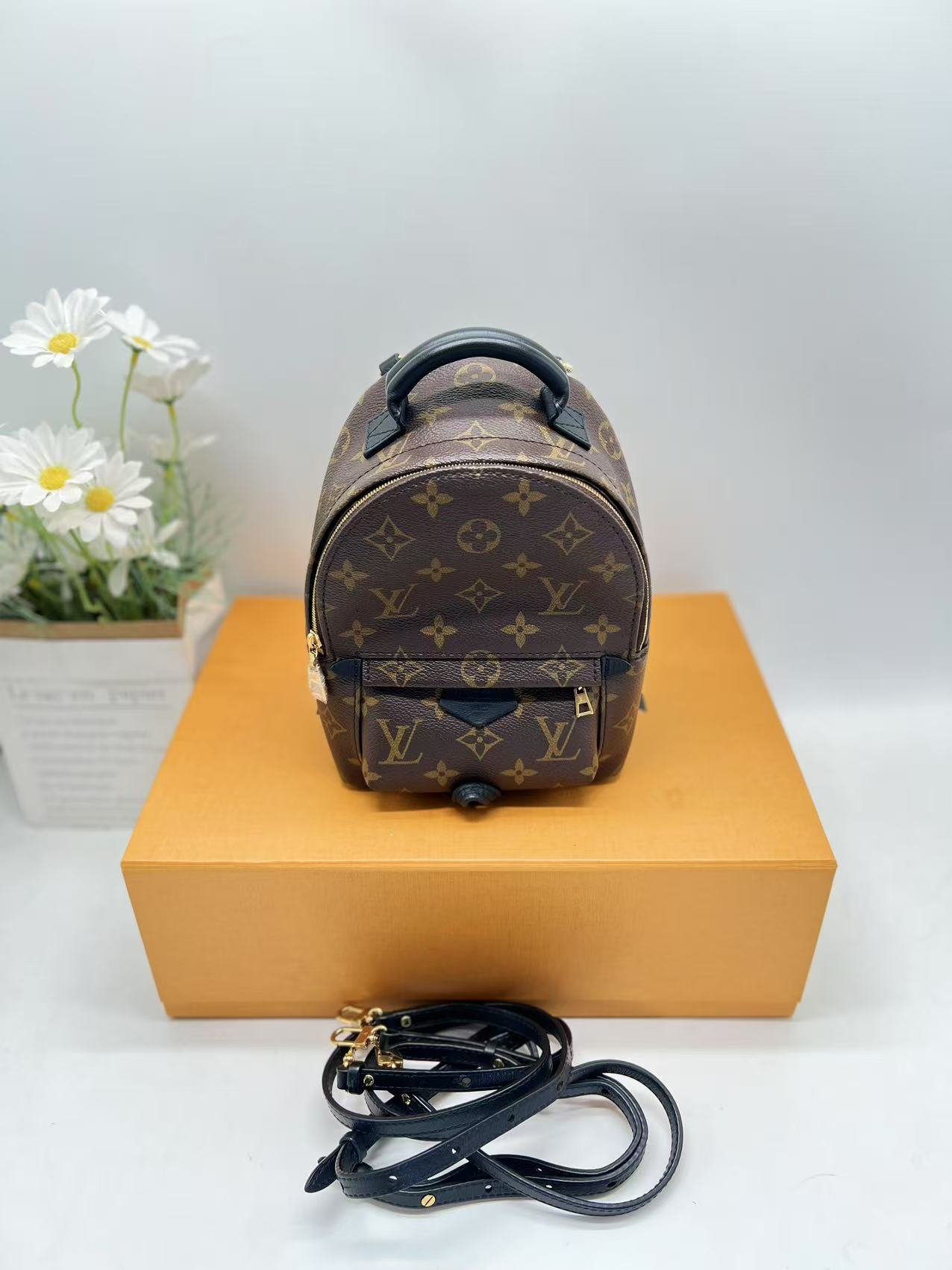 99新 LouisVuitton/路易威登 MINI双肩包/新款小书包（LV妞妞）