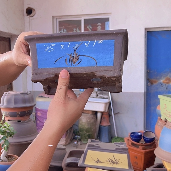 紫砂花盆紫砂花盆