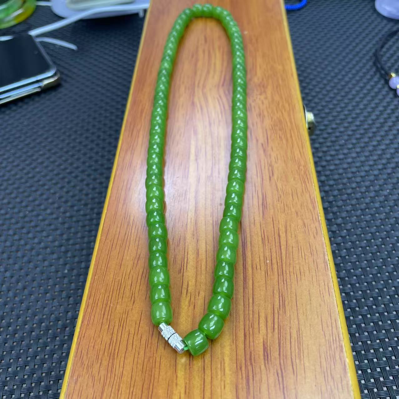 【大喜儿】苹果绿直切8m项链-12WQ1812