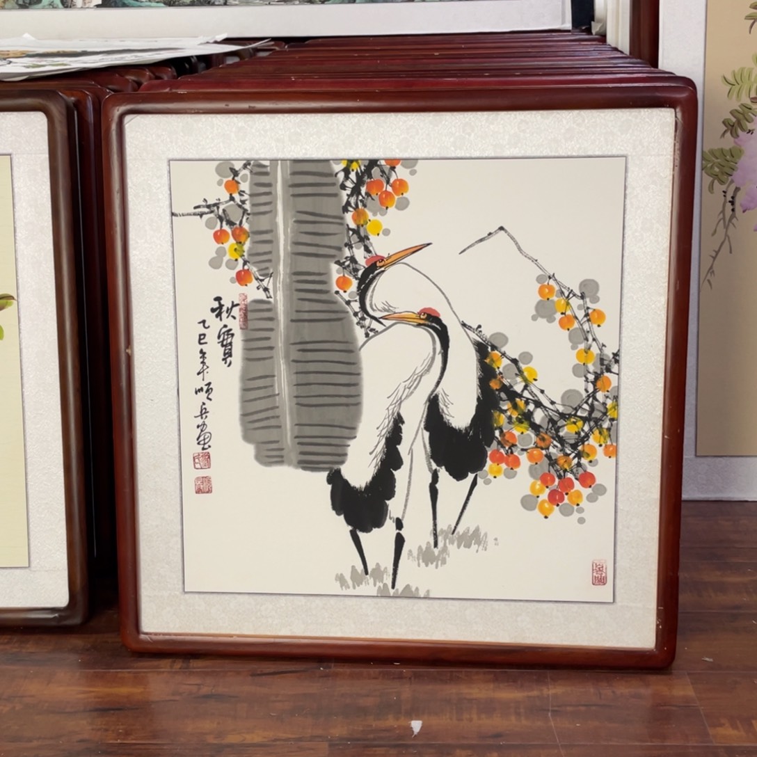 国画带框尺寸63*63厘米