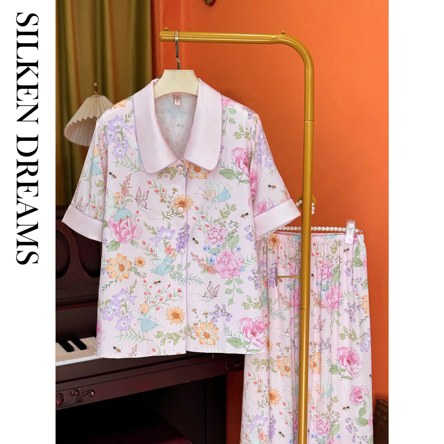 【穆夏｜林间蝶语】夏季可爱时尚潮流可外穿睡衣家居服套装7