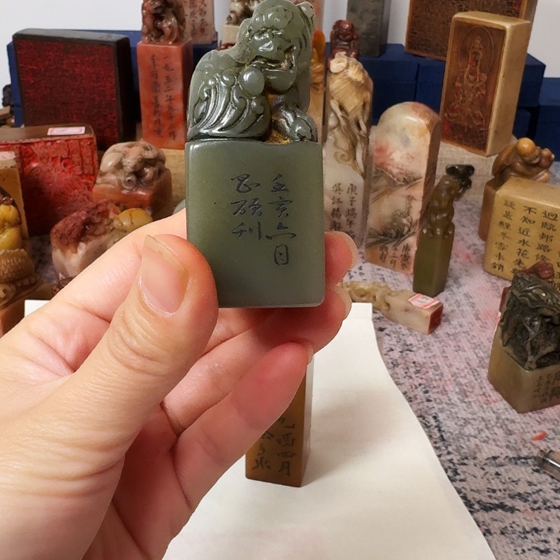 寿山石印石昌硕老师