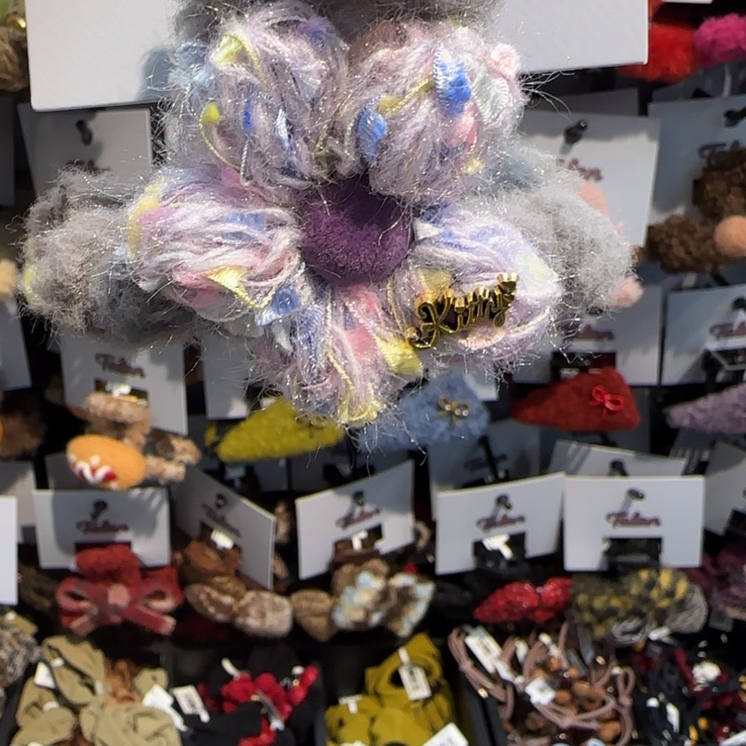 布艺铁合金花花小抓夹