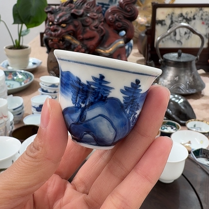 主人杯青花主人杯