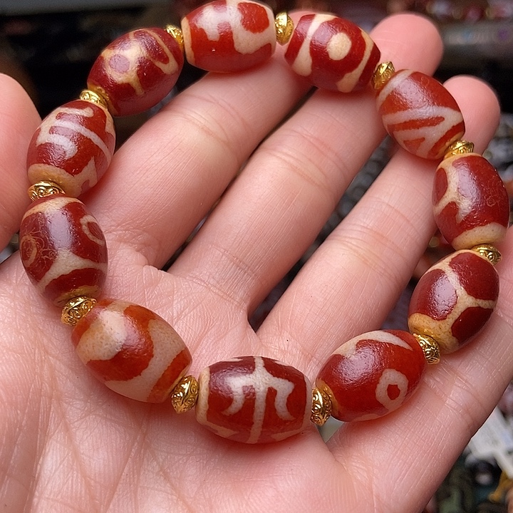 红肉多宝天珠手串