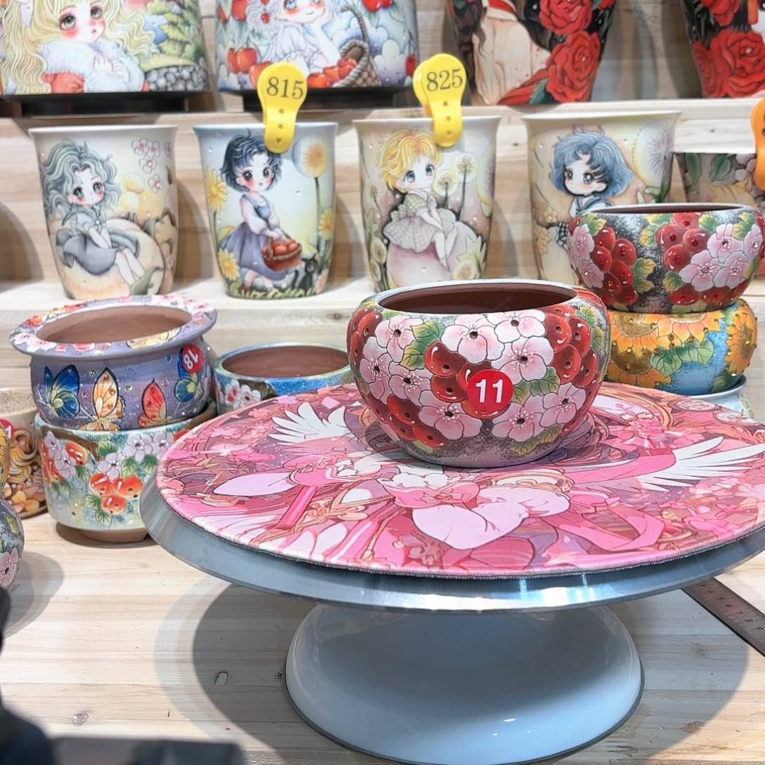 紫砂花盆手工花盆默认微瑕9/7