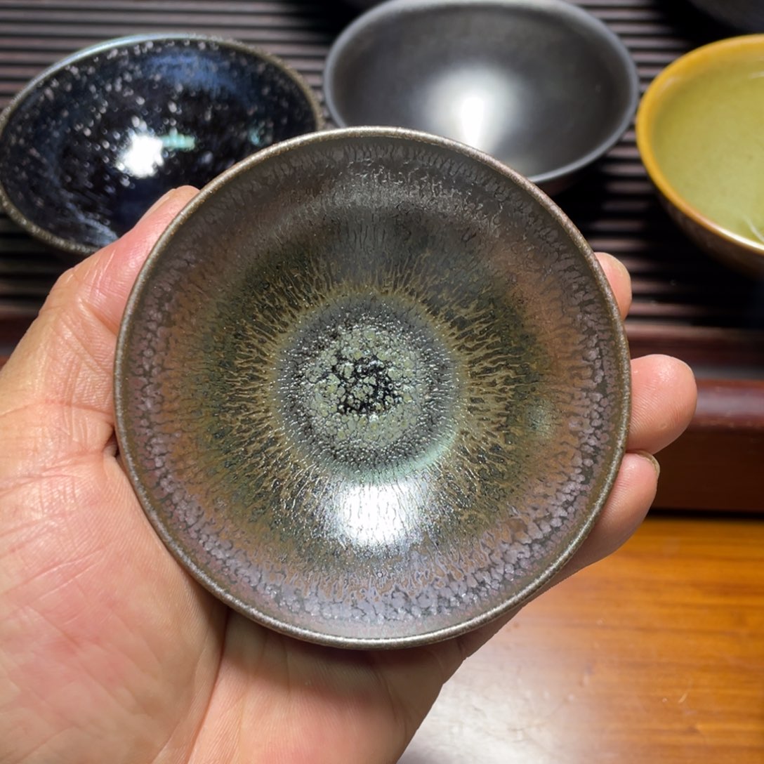 【闪购商品】茶盏柴烧建盏主人杯