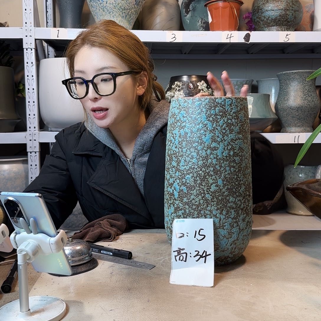 15@34 紫砂花盆尺寸