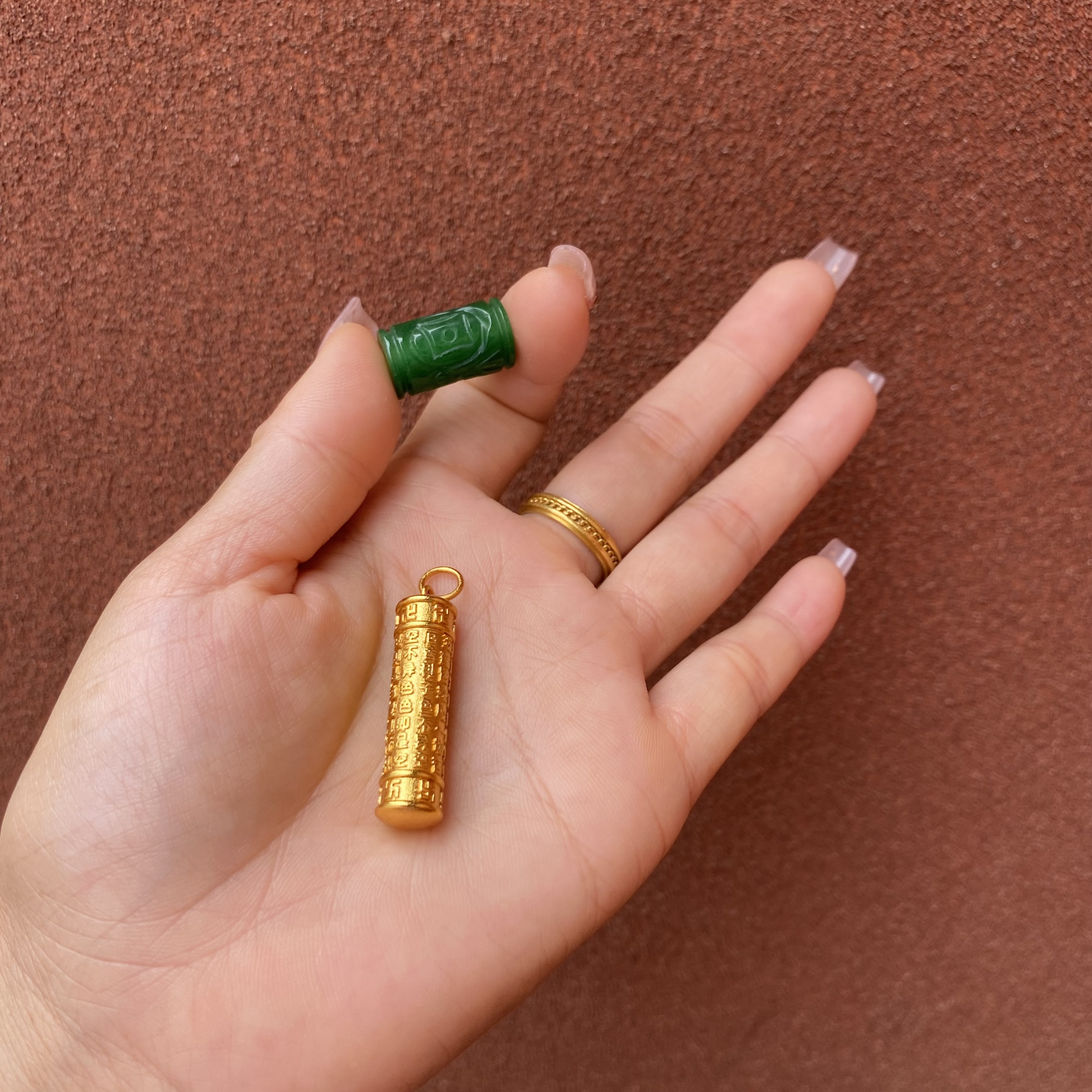 535-精致版心经吊坠