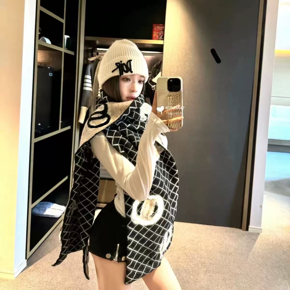 小香秋冬新款双面双色高级感洋气头箍发饰