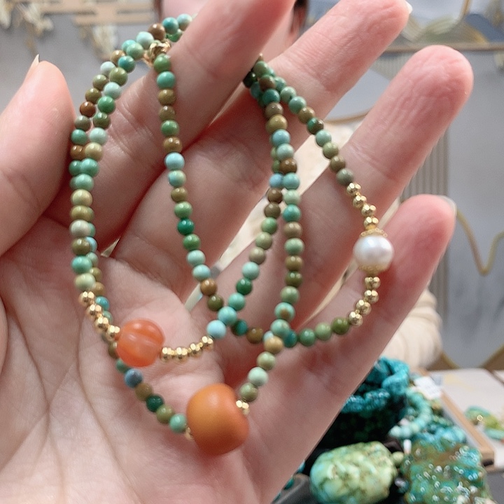 绿松石珠宝奇石未镶嵌