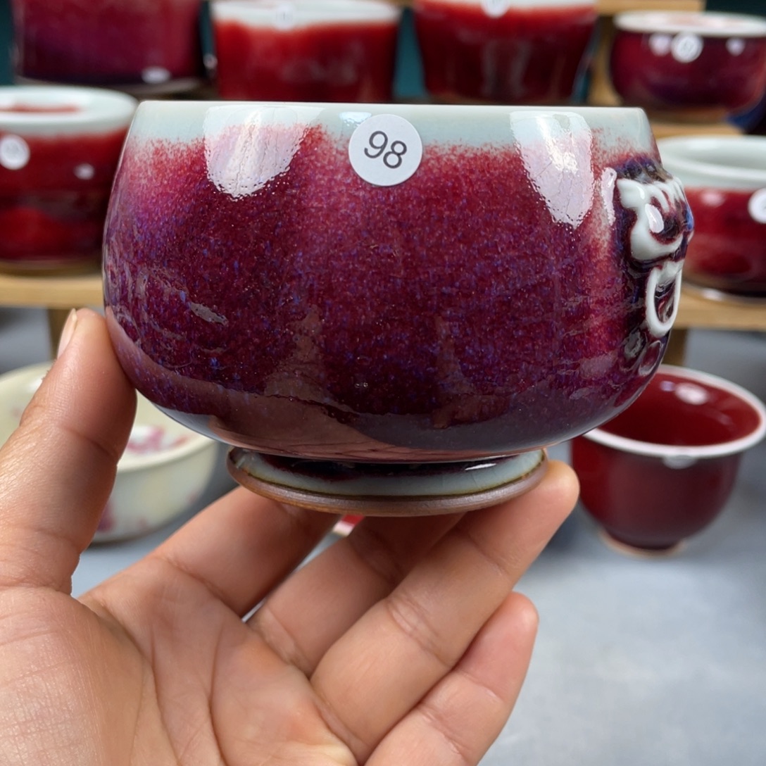 瓷片纯手工制作……微微瑕