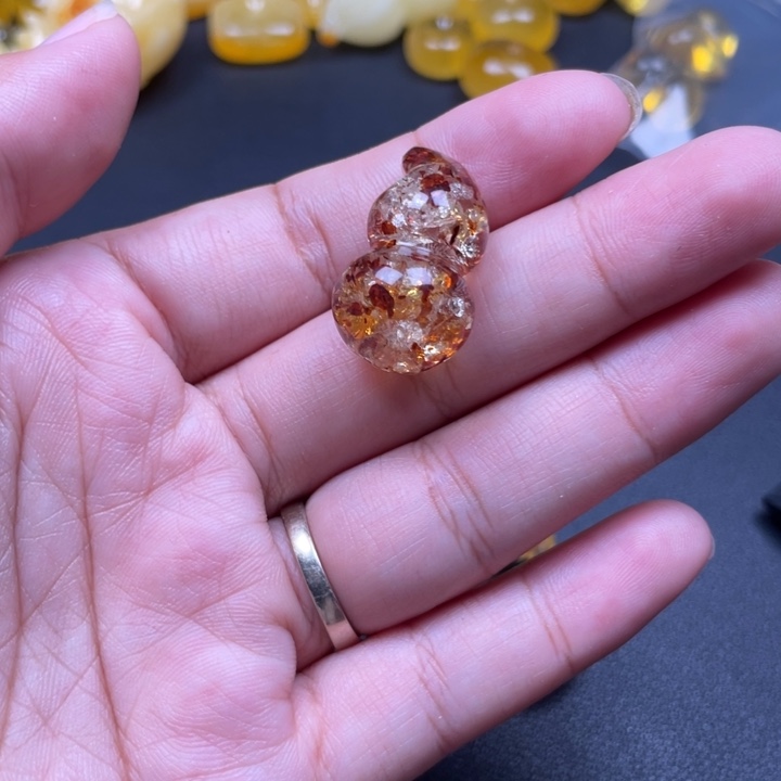 裸石琥珀未镶嵌蜜蜡