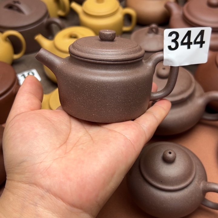 茶壶紫砂紫泥半手工150cc左右