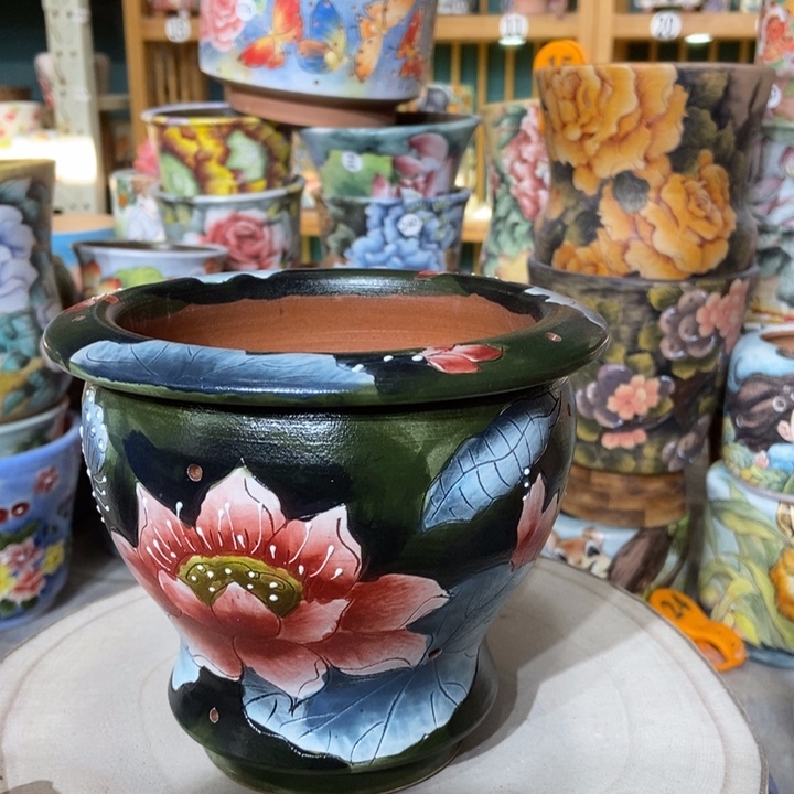 红陶景德镇艺术手绘作品