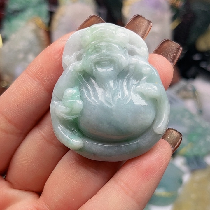 翡翠未镶嵌颈饰挂件