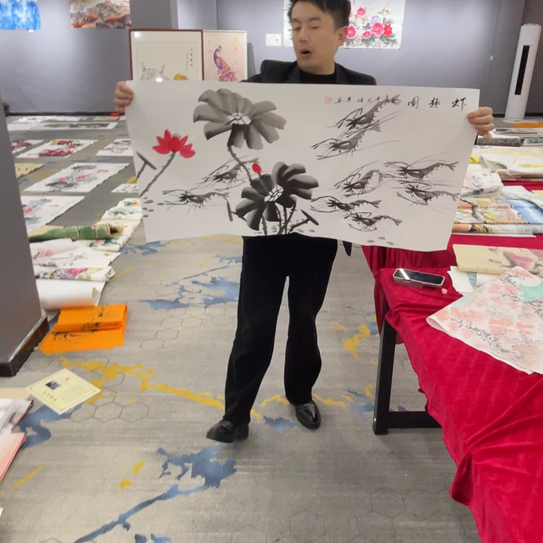 带灯款名人名画手工制作55
