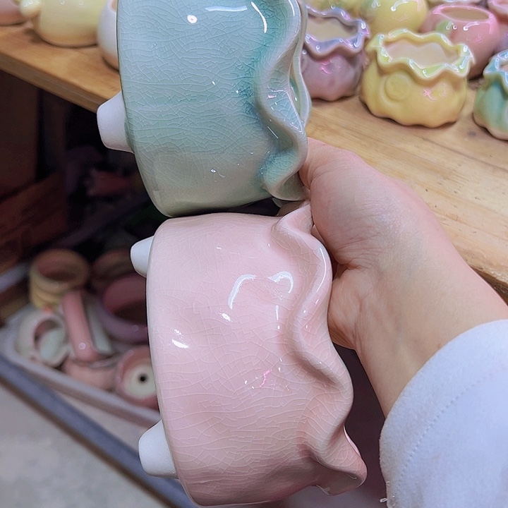 陶瓷花盆当场凑满12包邮