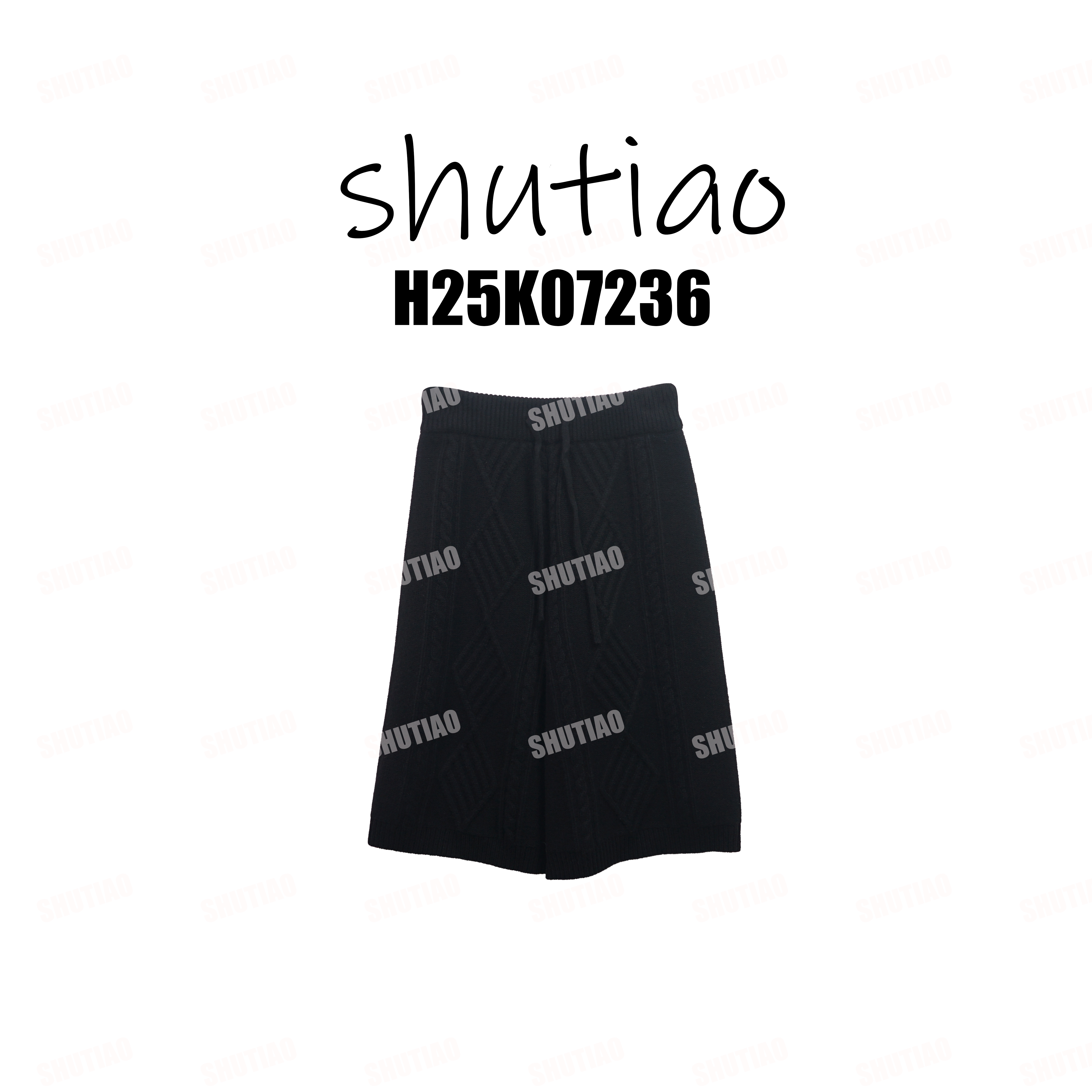 【SHUTIAO】2025冬季：康赛妮可机洗羊毛中裤H25K07236