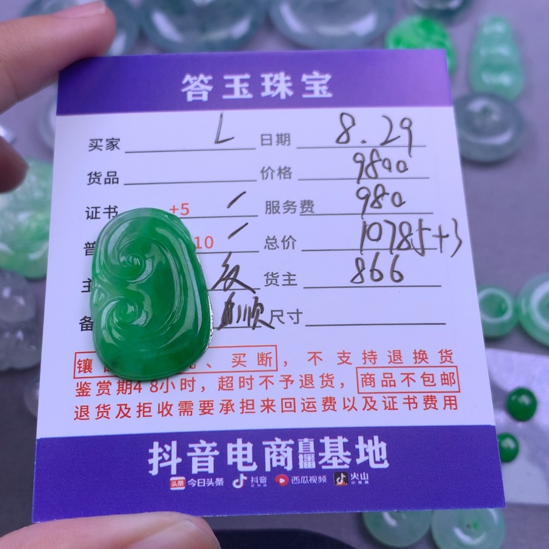 颈饰未镶嵌翡翠L****Q