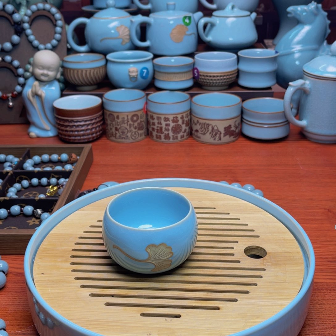 【闪购商品】摆件陶汝***丽汝州单壶壶壶，壶，定制