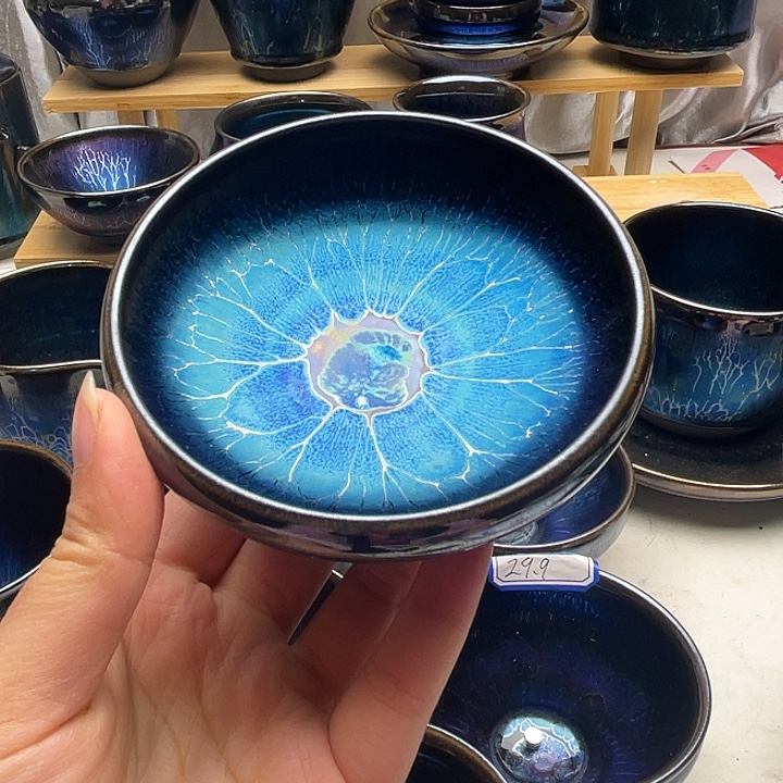 尤***尼瓷星辰纯手工精品福利普洱杯