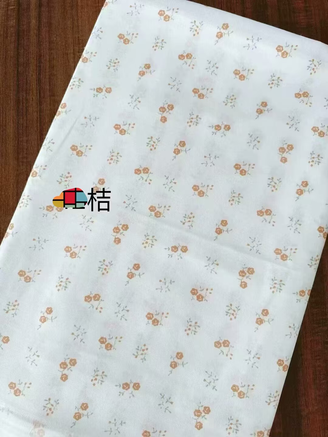 【小桔花】纯棉全棉中密柔软款平纹内胆里衬布料2.5米幅宽