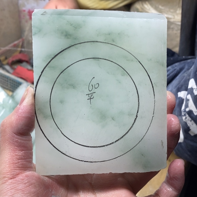 【闪购商品】石英质玉（天山翠）手镯未镶嵌°****单定制手镯