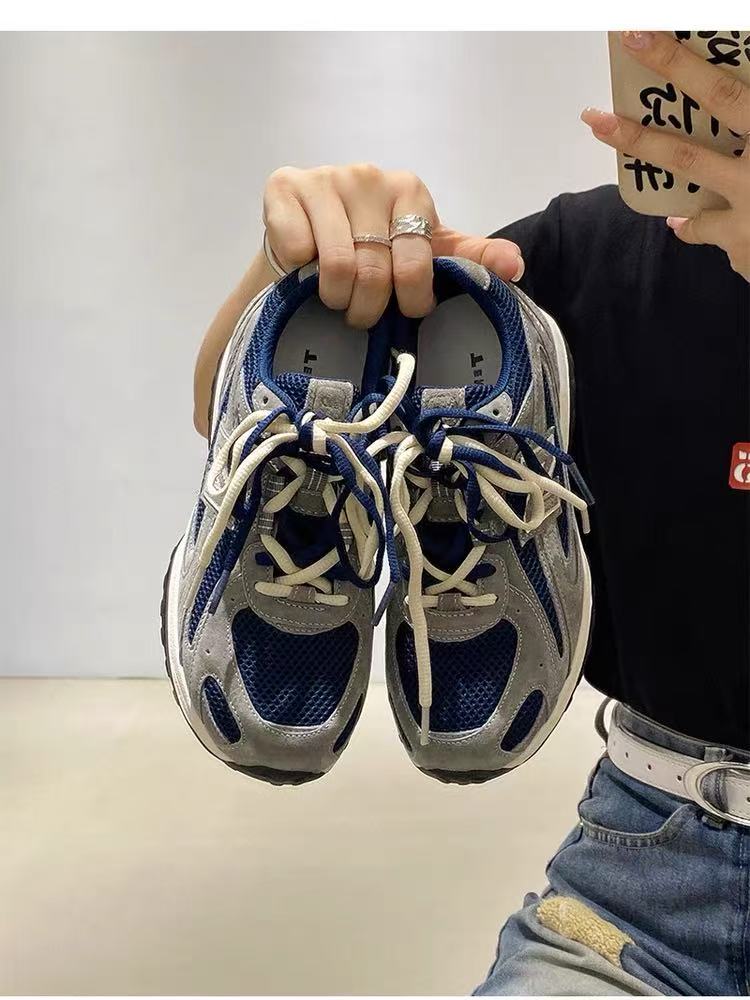 韩版德训鞋时尚休闲鞋女鞋单鞋百搭复古女鞋7-2531