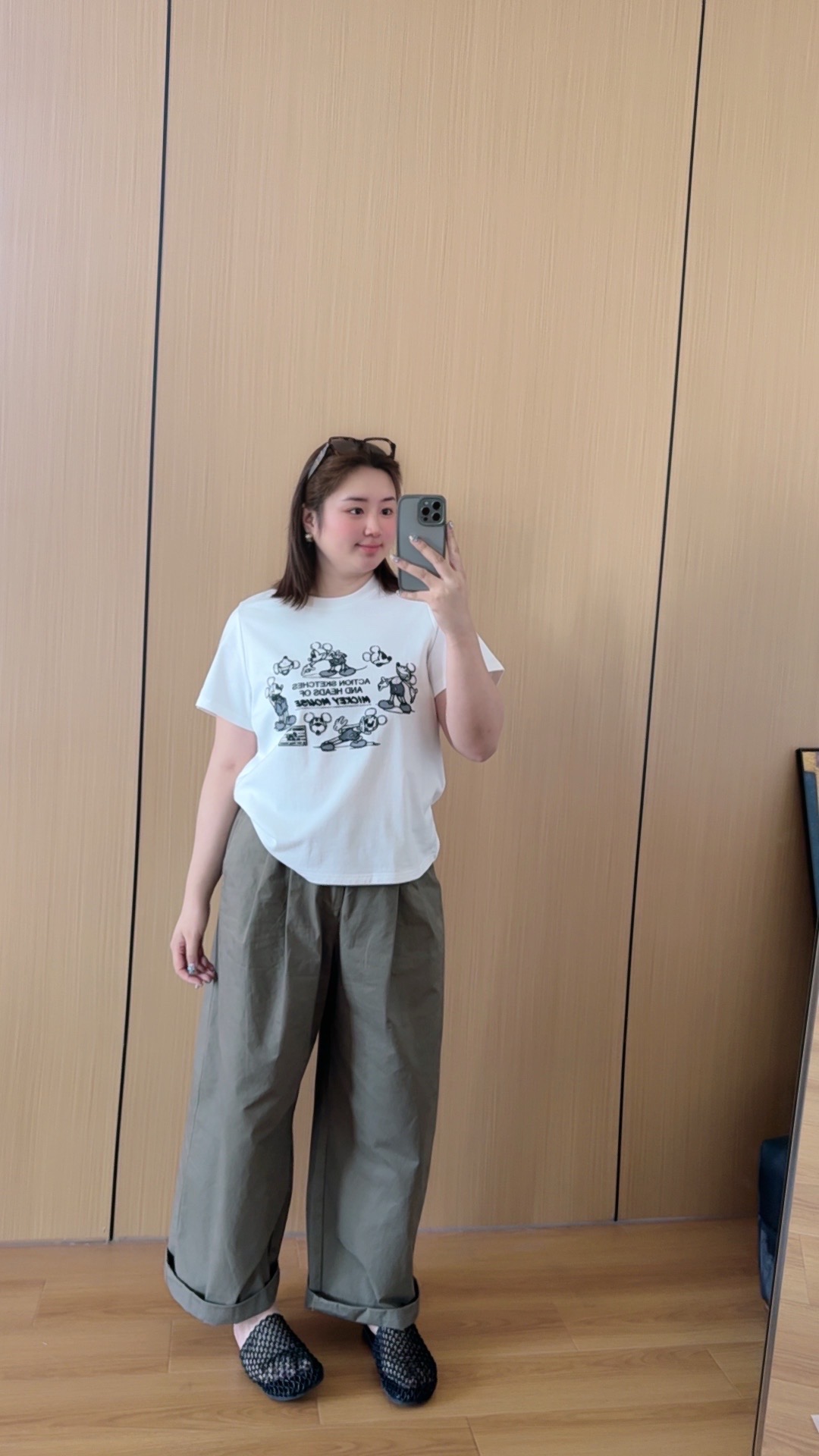 TAOJIA FAMILY【米奇奇】夏季无感印花百搭显瘦大码女TYF0113