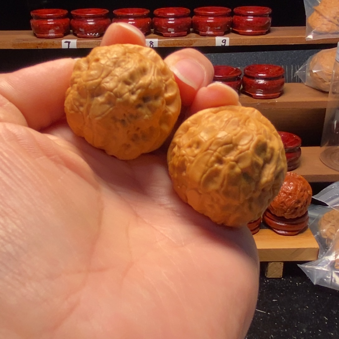 把件文玩核桃玄武元宝42尺