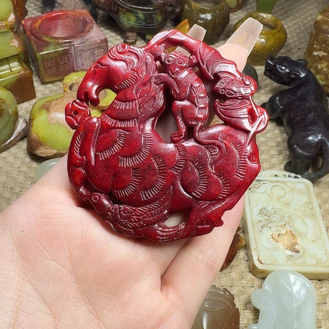 白玉菩提吊坠挂件