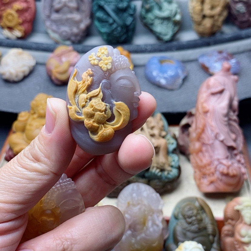 【闪购商品】定制玛瑙吊坠未镶嵌