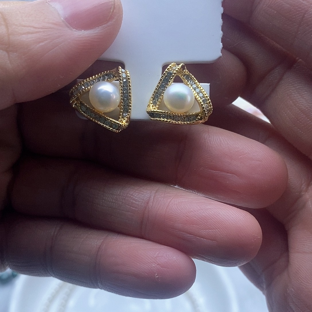 海水珍珠颈饰银S925镶嵌