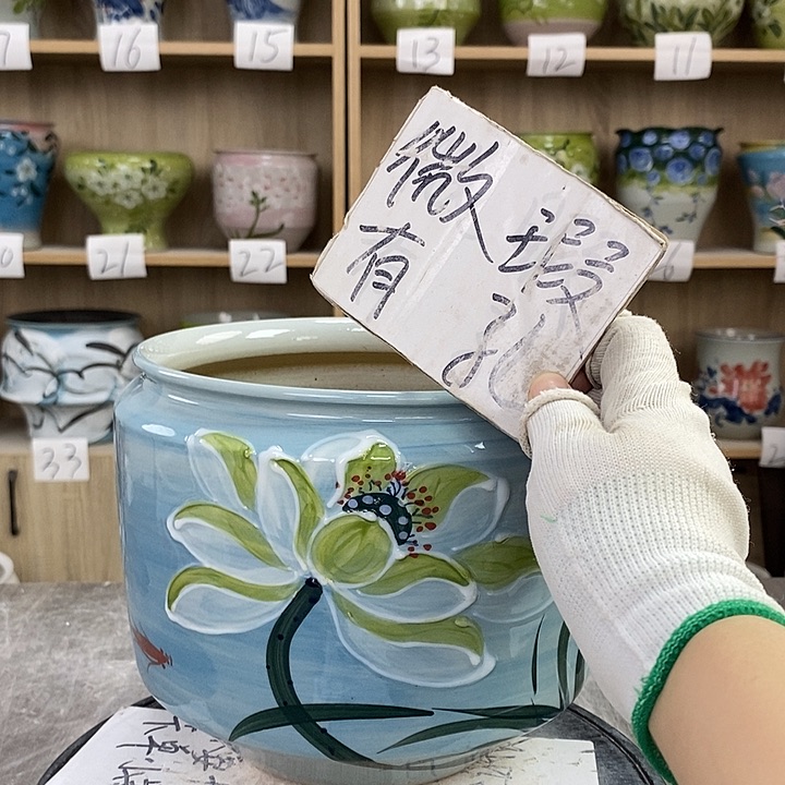 罐5xc景德镇陶瓷花盆